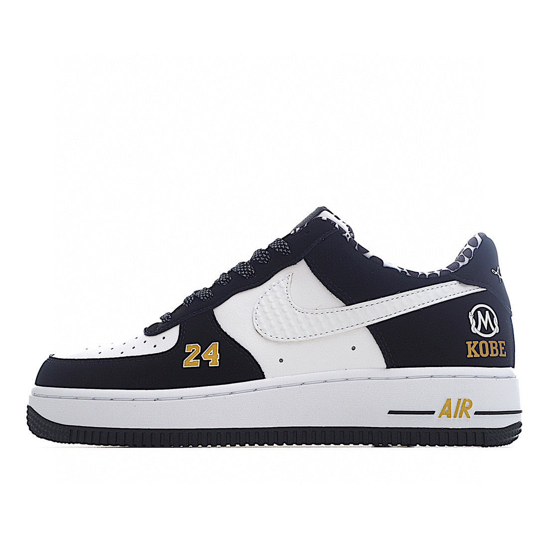纯原af1空军一号联名24号黑白全掌气垫校园百搭休闲运动板鞋 24联名