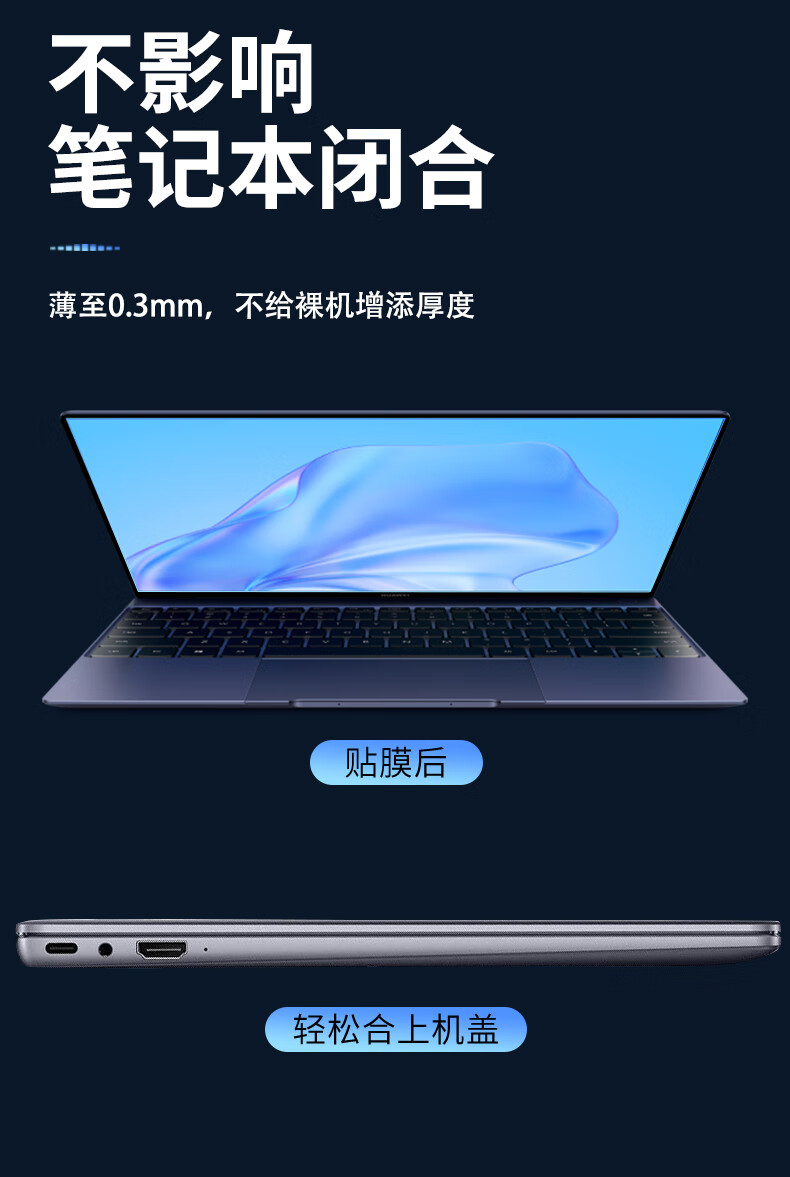 防蓝光钢化膜【赠清洁套装】 荣耀magicbook 15 2020~2021款【图片