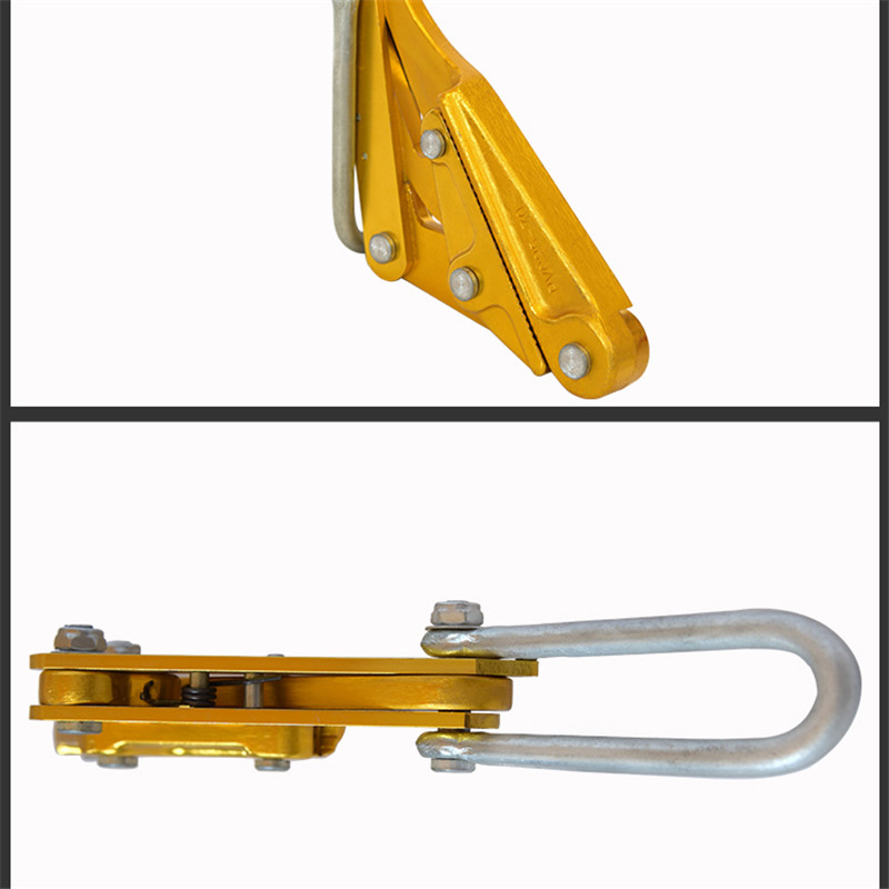 绝缘导线 电缆线卡头 夹线钳 紧线器 拉线器夹头 25-70绝缘线【铝镁