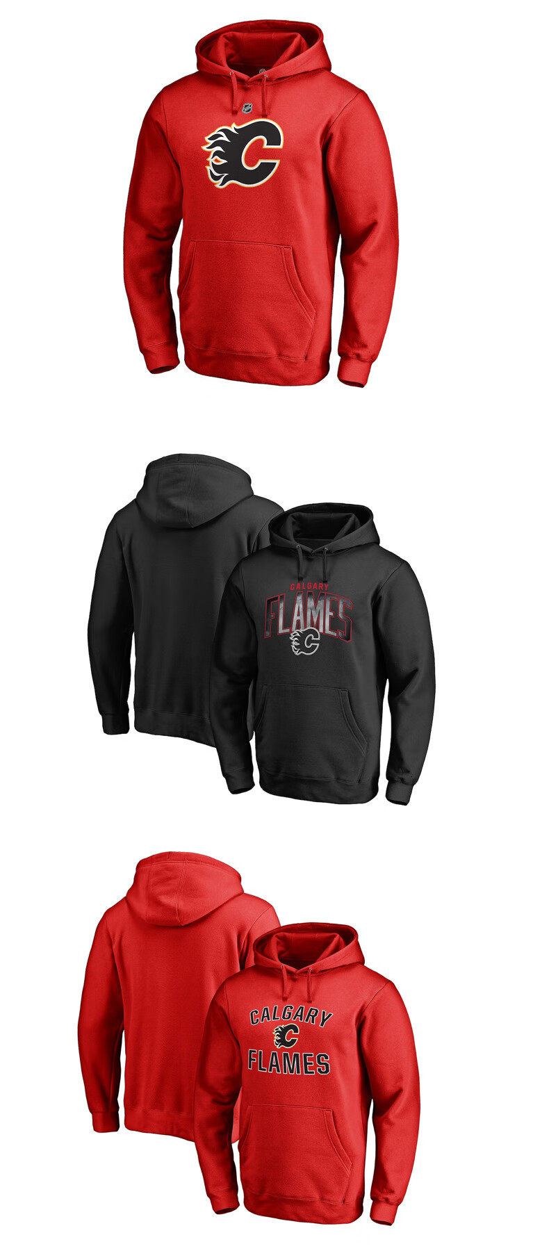 猎瑞腾讯体育旗舰店同款nhl火焰球服 冰球棒球卫衣 nba nfl球衣连帽衫