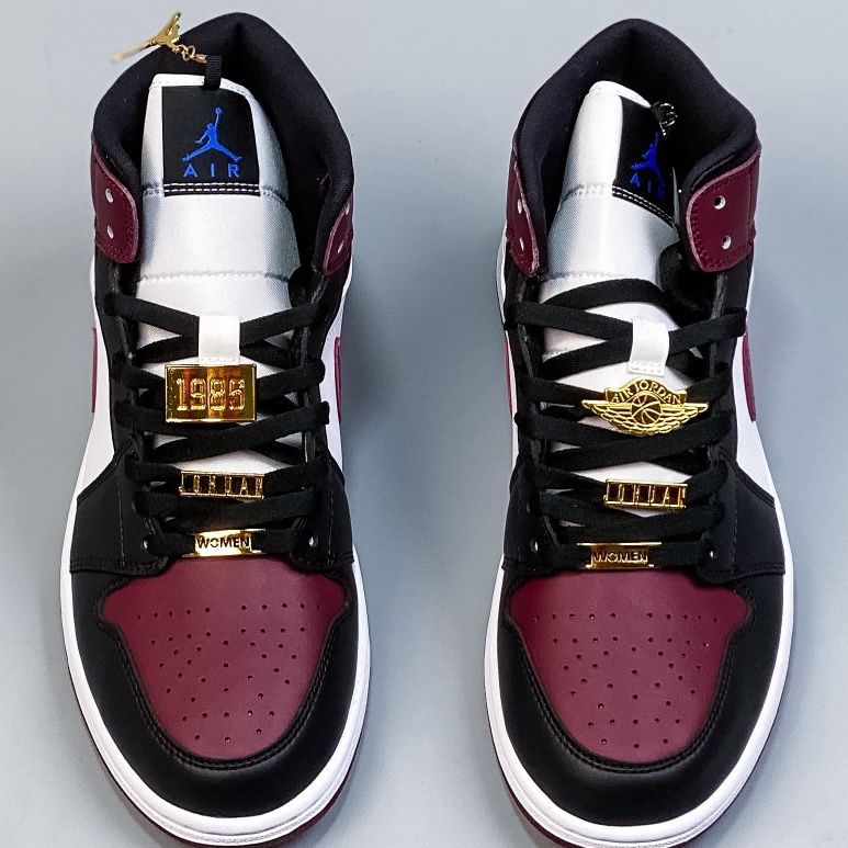 纯原头层乔1midaj1黑红白金属飞翼酒红脚趾休闲鞋男鞋女鞋45