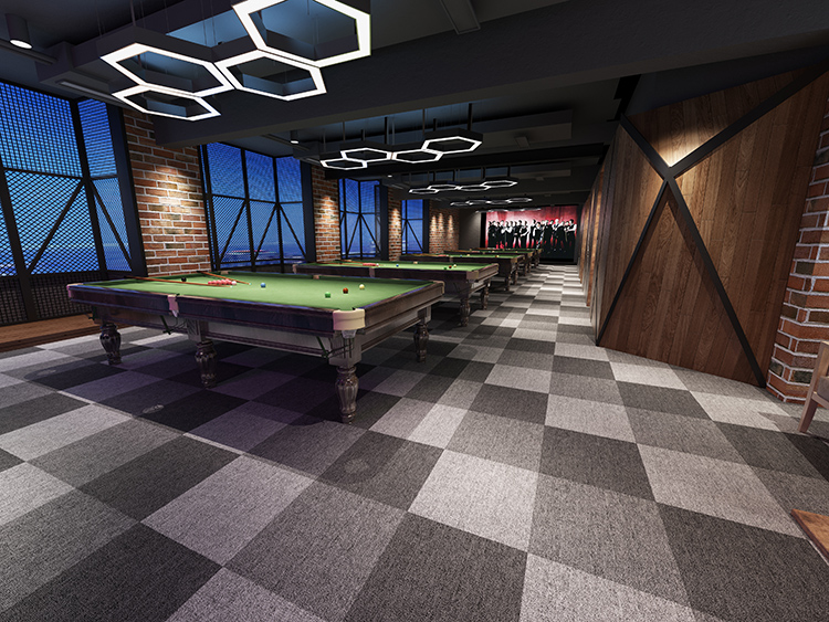 台球桌地毯台球厅专用地毯拼接方块满铺台球房桌球厅阻燃防火台球室