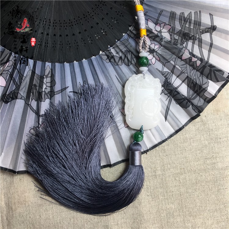 古风汉服腰佩古典复古流苏腰挂仿古龙玉牌挂坠古代腰间配饰白玉佩