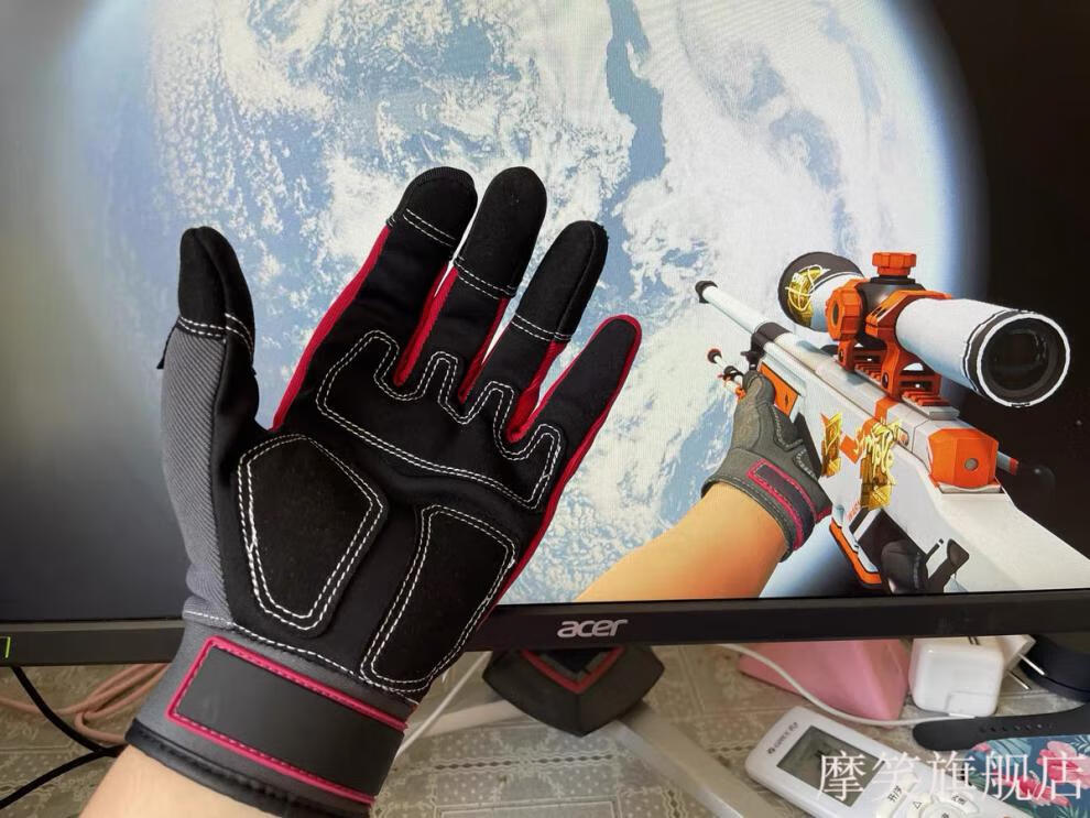csgo手套实物游戏实物周边手套之盒 贴纸刀皮肤模型 cosplay (加绒