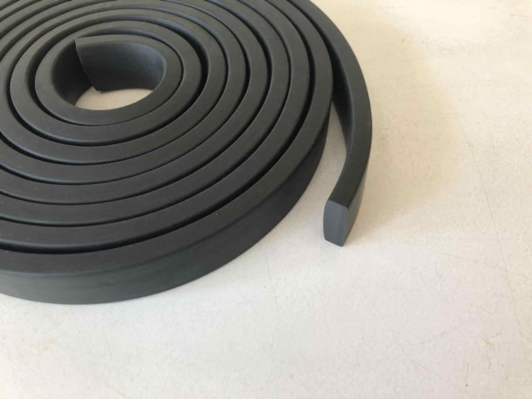 耐油橡胶条实心橡胶扁条钢化玻璃减震垫条缓冲条密封条3mm5mm10mm