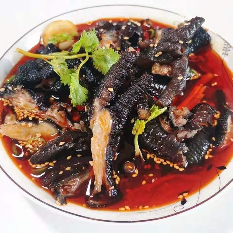 四川春之源麻辣鸡爪去骨乌鸡脚开袋即食无骨麻辣乌凤爪250g/包华海春