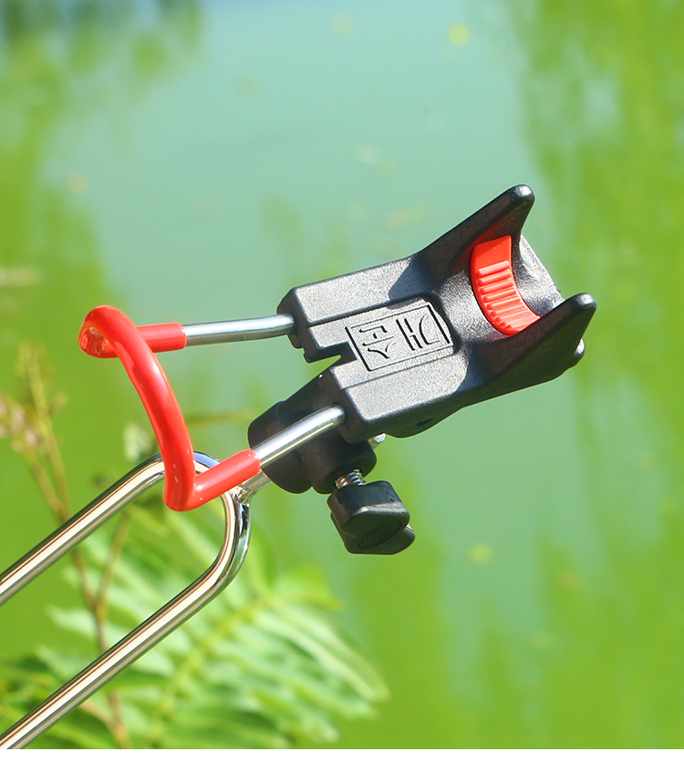 利览全金属钓鱼鱼竿支架地插多功能手海两用鱼杆万向炮台传统钓架杆