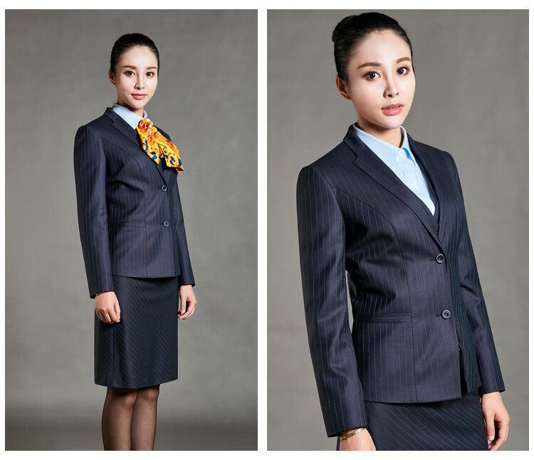 浦发银行行服建设职业装制服工作服套装金融保险行业大堂柜面服装