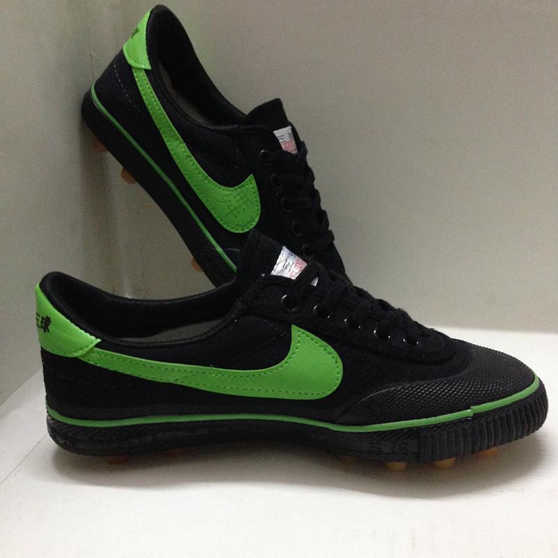 【特价捡漏】三球足球鞋钉鞋耐磨胶钉儿童低帮碎钉帆布学生经典草地