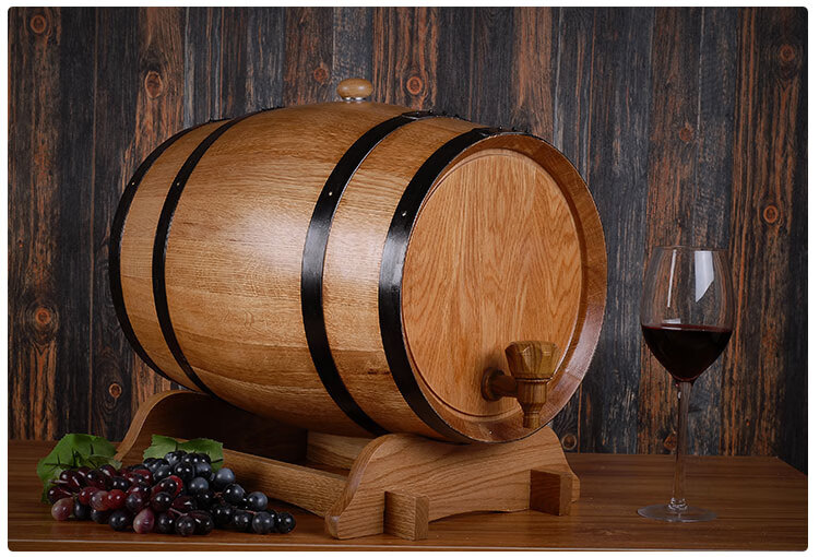 自酿葡萄酒发酵桶无胆烘烤橡木桶酒桶20l30l50l升空桶自酿红酒葡萄酒