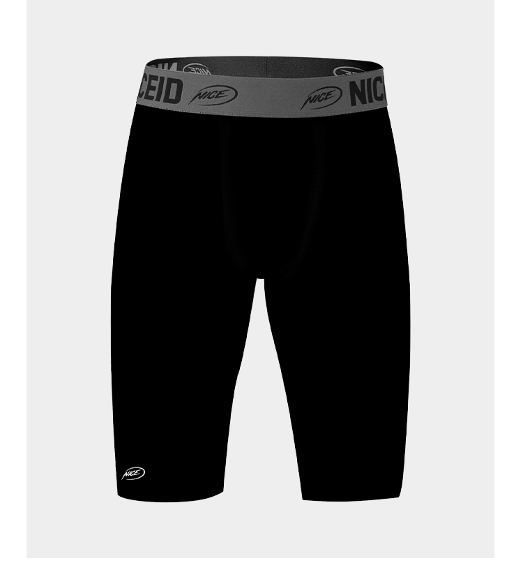 niceid nice压缩裤男五分 篮球运动健身五分紧身裤男打底裤训练高弹速