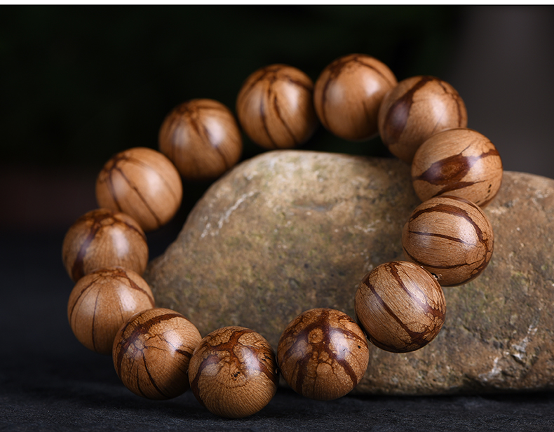 (syx)梅花入骨丹手串龙须藤佛珠2.