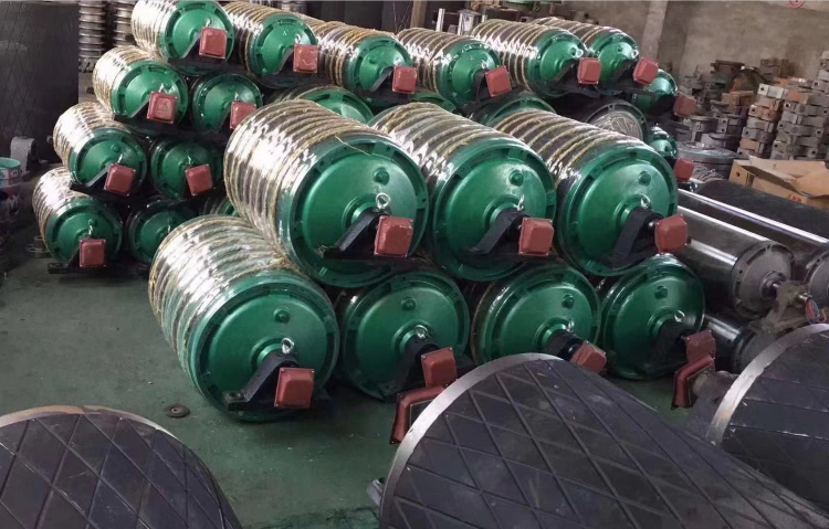 『好物推荐』输送带主动包胶滚筒输送机配件滚轮传送皮带改向传动电动