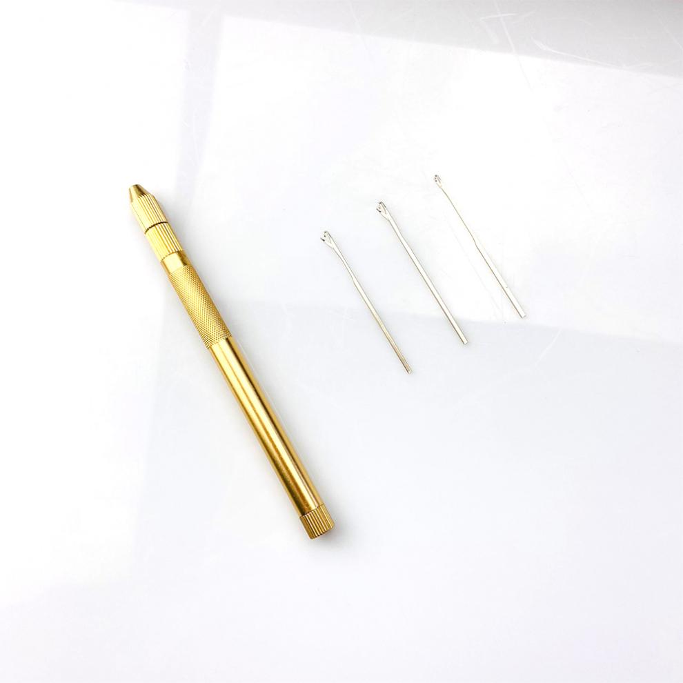 接发工具物理轻增发钩针工具美发水晶线0感接发羽毛接发钩针braid