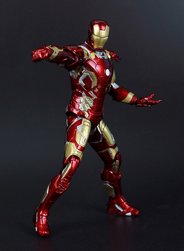 万代复仇者联盟钢铁侠 mk42 mk43关节可动玩具合金属模型摆 【mk42】