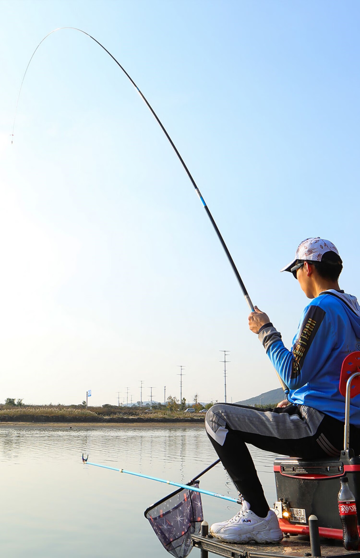 超轻28调鲤鱼鲫超硬19台钓竿鱼杆5h降龙二代黑坑休闲竿9米带竿稍礼包