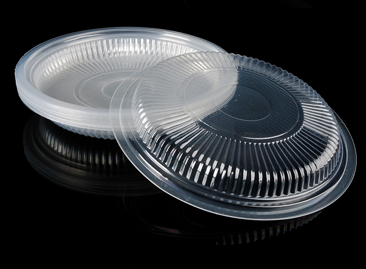 一次性盘子加厚塑料胶盘胶碟水果盘椭圆形透明快餐盘碟子烧烤菜盘