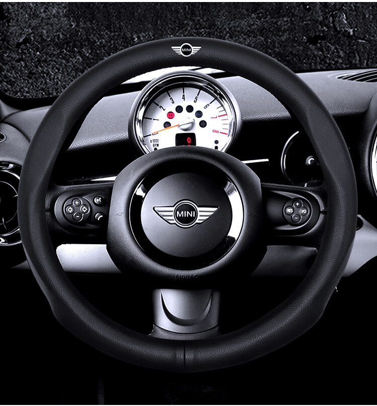 适用于宝马迷你mini cooper 方向盘套countryman 普通款棕色/mini标