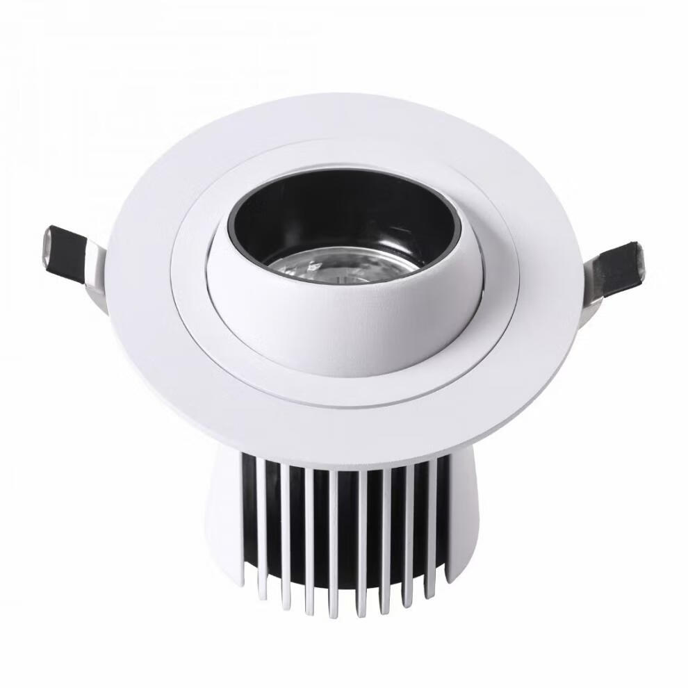 牛眼灯嵌入式射灯30w服装店97显色高显指酒店大堂客厅万向天花灯 3000