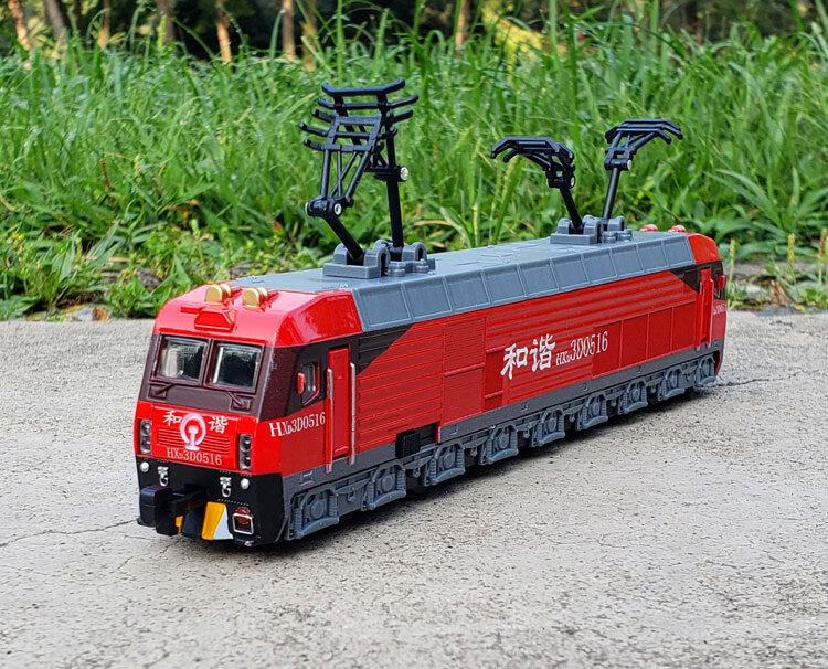 绿皮火车模型玩具 2022新款东风火车头复古煤气火车合金车仿真声光