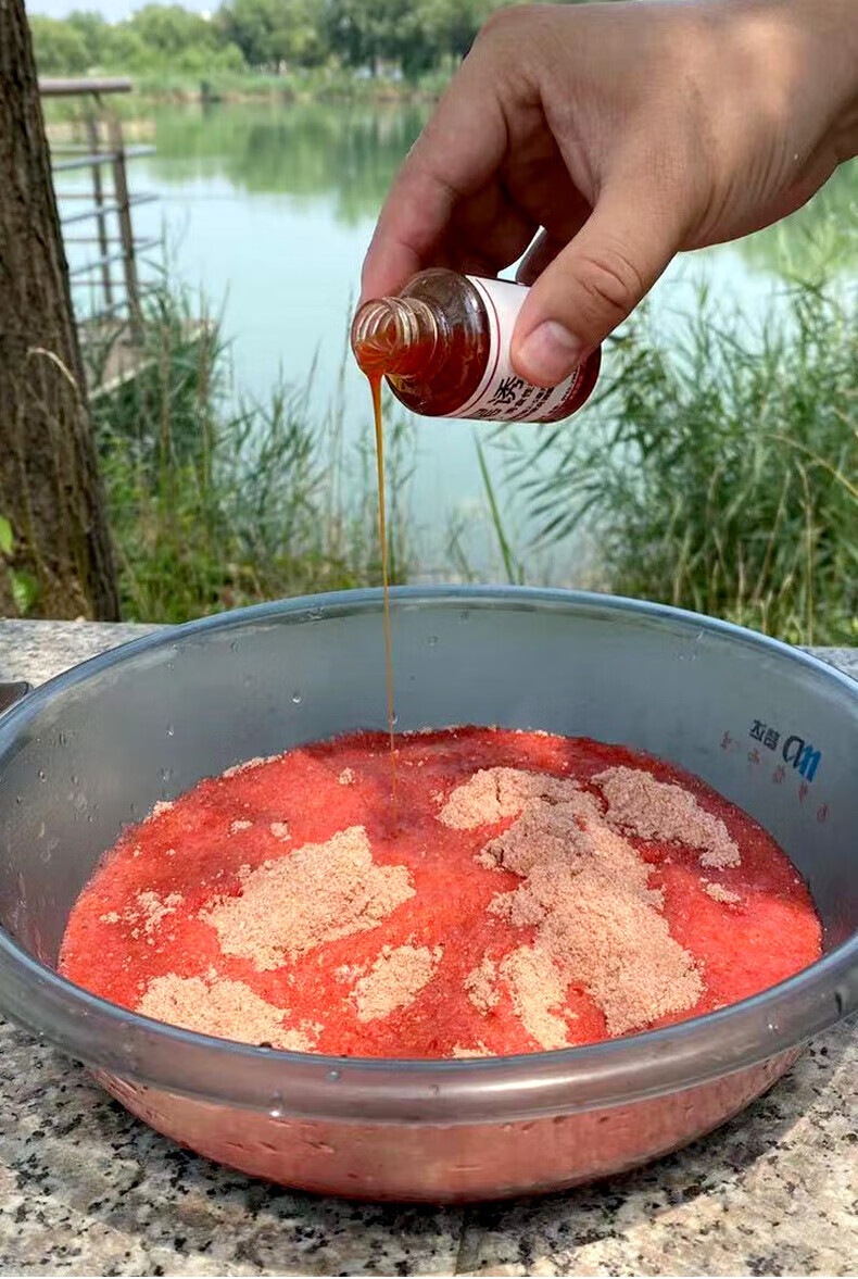 渔永记饵料黄尾杀手g窝料颗粒黄尾诱钓鲮鲴红尾青尾专用鱼饵打底窝料