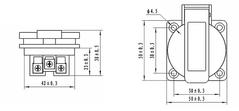 工业防爆插座国标五孔10a16a220v防爆插排双控防爆照明开关 单联10
