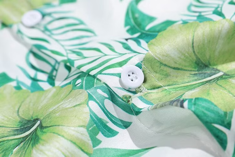 2026 Hawaiian Beach Flower Shirt Short-sleeved Men's Loose Large Size Slim-fitting Hong Kong Style Retro Ruffian Shirt Jacket Men's Picture Color M_viptrois.com