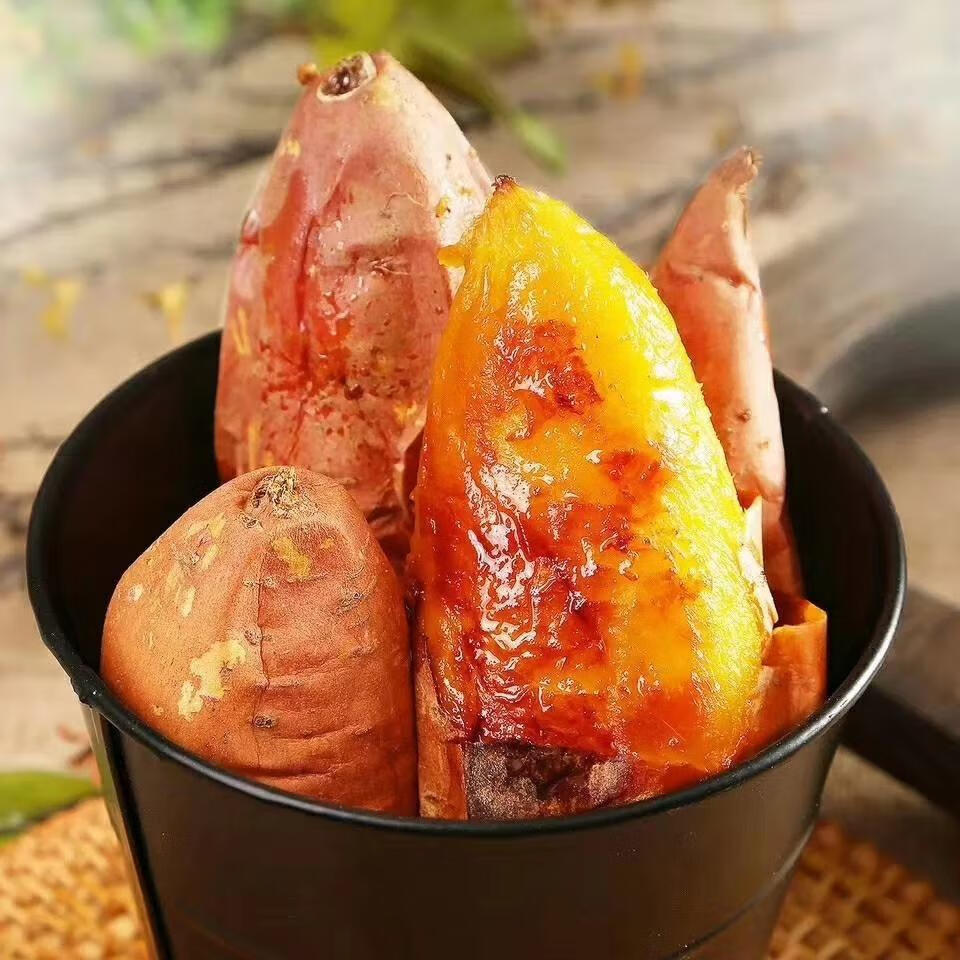 山东烟薯25号新鲜蜜薯糖心红薯农家地瓜 烟薯25 5斤中果【图片 价格