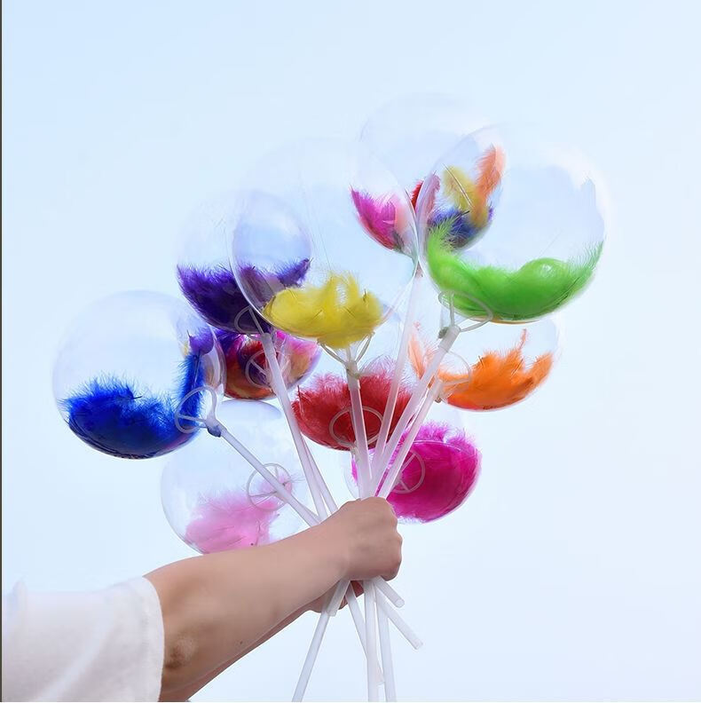 网红风筝气球 风筝气球地推活动小礼品双层网红波波球摆摊街卖地摊小