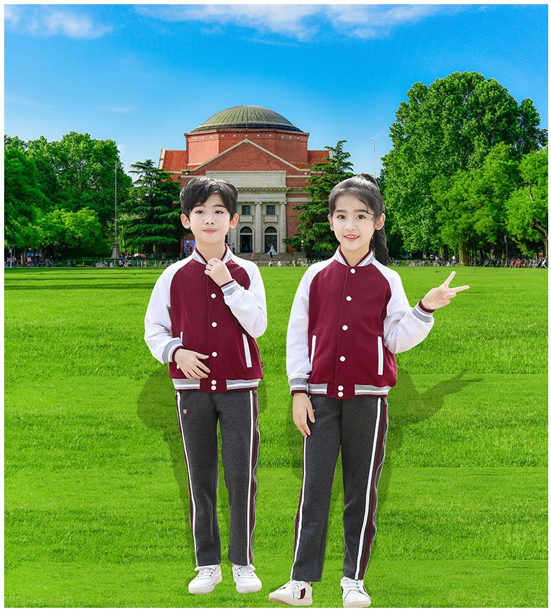 珠海香洲区小学生校服秋装长袖短袖t恤短裤套装珠海市学生服秋季t女生