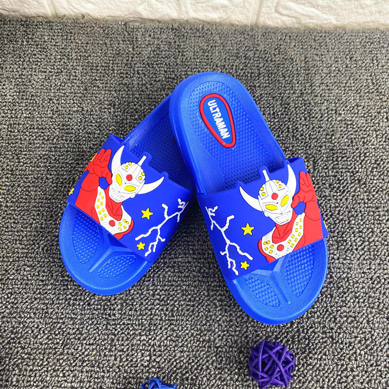 【特价捡漏】瑞宾兔赛罗奥特曼脱拖鞋男童男孩室内家用幼儿园春季宝宝