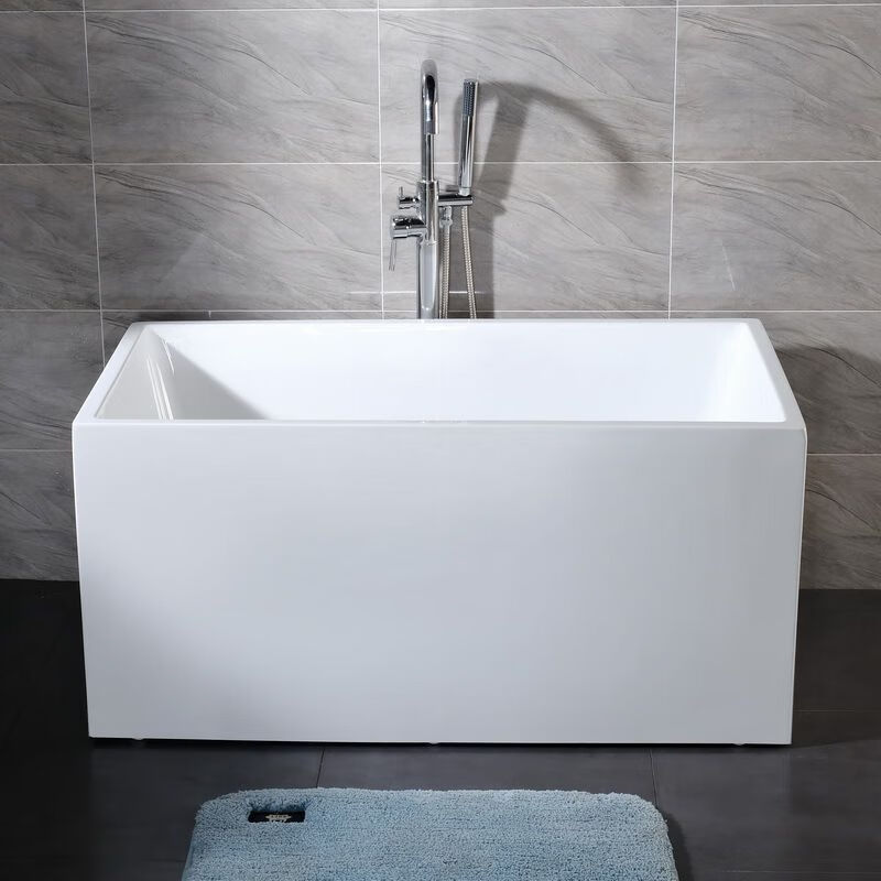 嘉普纳 普通浴缸日式浴缸小型浴缸浴缸日式4面裙薄边亚克力浴缸小户型