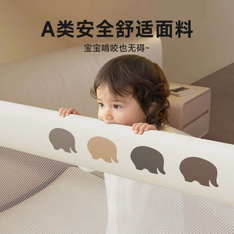 innotruth bed fence, baby fence, single-sided baby anti-fall guardrail, tatami, single-sided baffle, infant and toddler [bed end] 8th generation lock bed upgrade model - 1.5-meter single-sided installation thumbnail 7