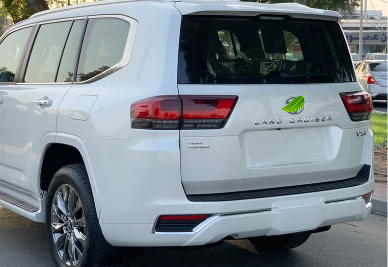 适用于兰德酷路泽lc300尾门标字母标丰田2022款陆巡改装后门车标 兰德