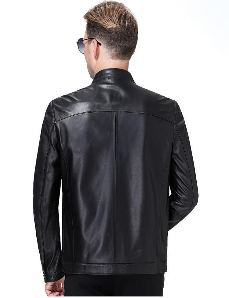 Hengyuan Xianghaining leather jacket men's simulation leather sheepskin ...