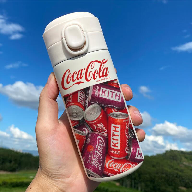 可口可乐保温杯304不锈钢nasa水杯可口可乐保温杯ins简约情侣水杯子