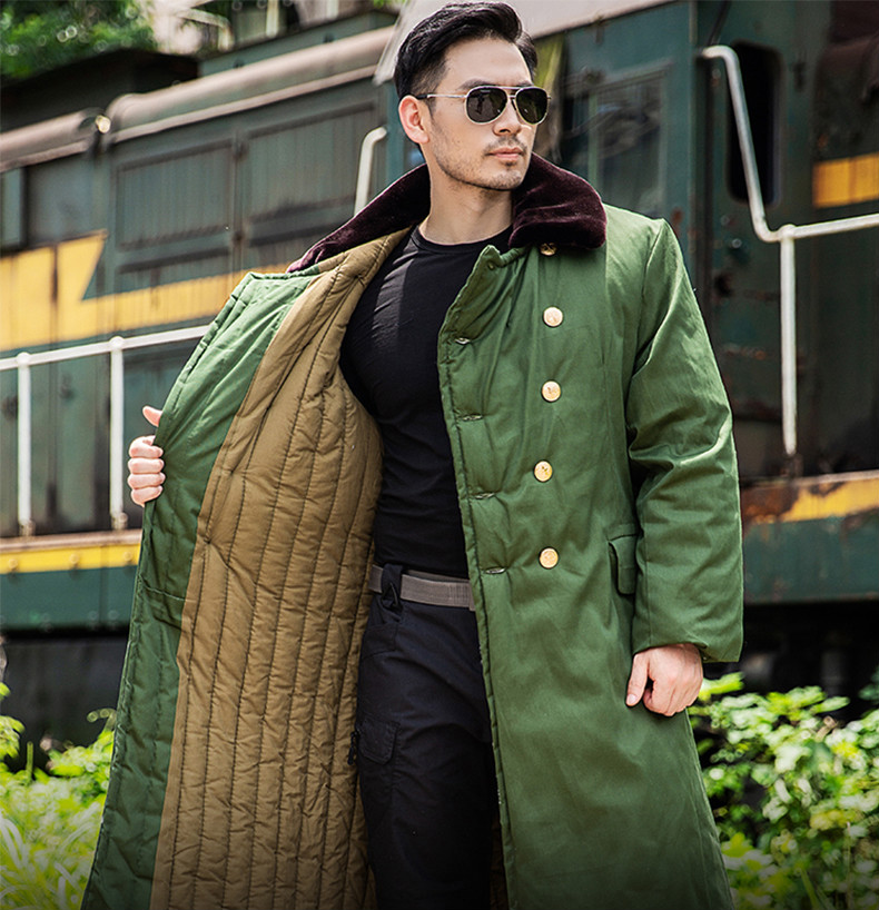 簘蕥 军衣冬季长款东北大棉袄军棉大衣男冷库防寒服冬季加厚保暖劳保