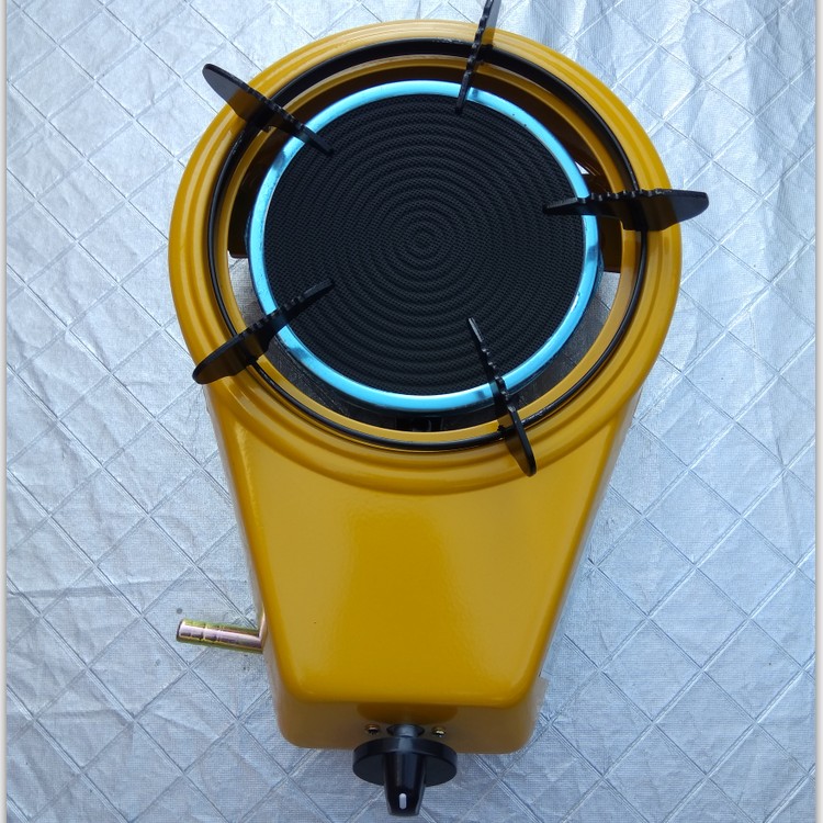 家用燃气灶煤气灶单灶天然气液化气红外灶具野外钓鱼烧烤炉具防风 桔