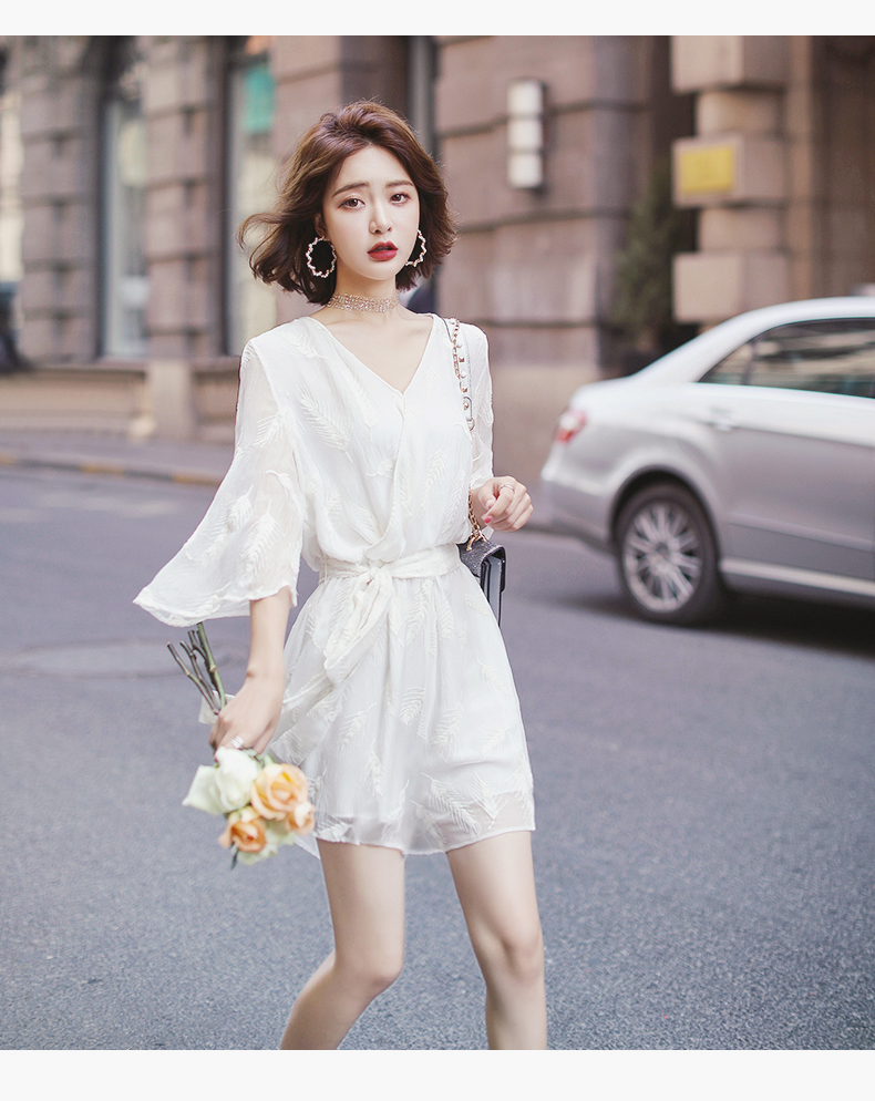 雪纺连体裤夏季薄款矮个子女生连衣裤2022时尚感收腰显瘦阔腿连体短裤