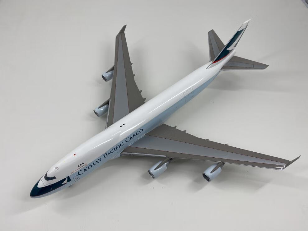 飞机模型1/200国泰航空747-400亚洲都会彩绘 成品客机模型 国泰747-8