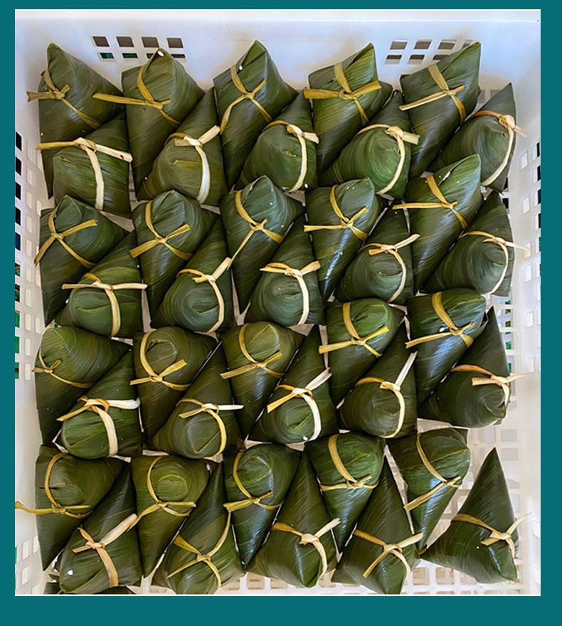 大黄米粽子精无枣添加糖尿人山西临县青塘粽子手工新鲜食品 纯黄米2只