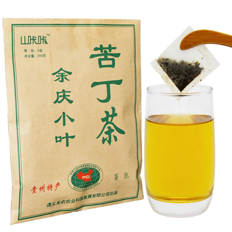 贵州余庆发酵小叶苦丁茶新茶月坤东南特选河江牌袋泡茶 河江袋泡茶