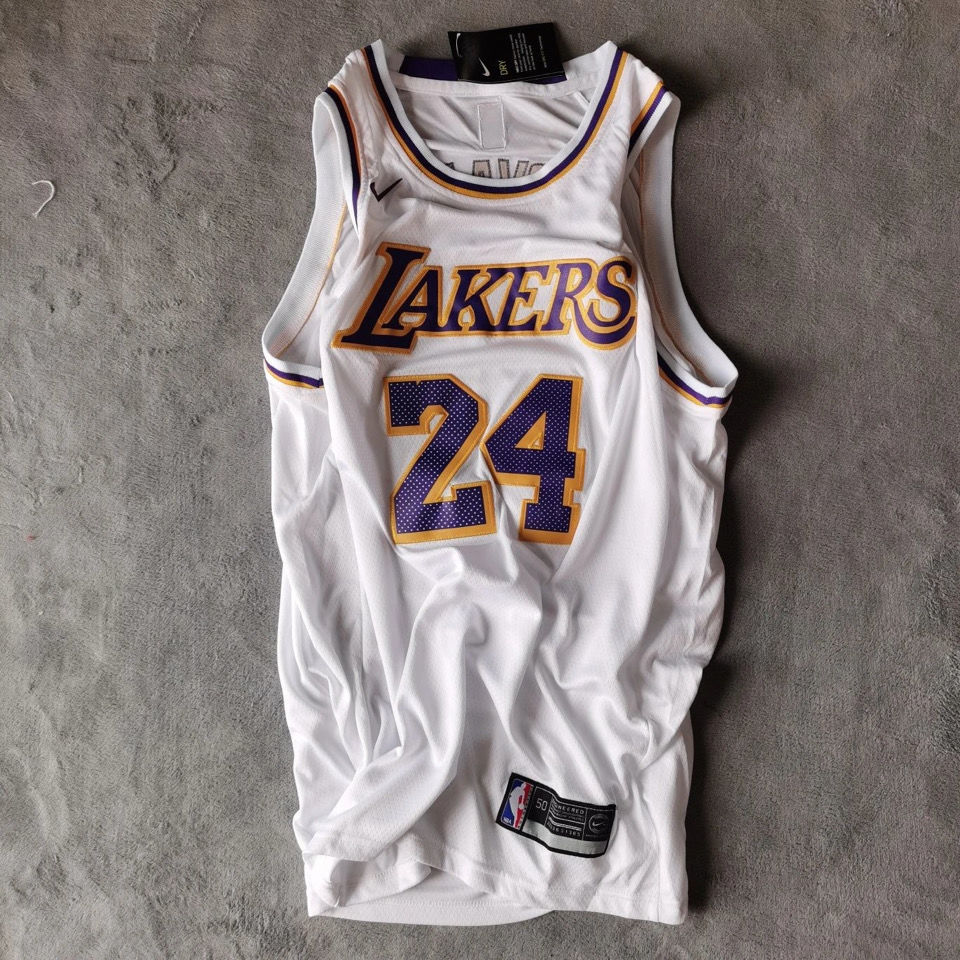 耐克球衣24号白色刺绣新面料布速干球衣 xl【图片 价格 品牌 报价】