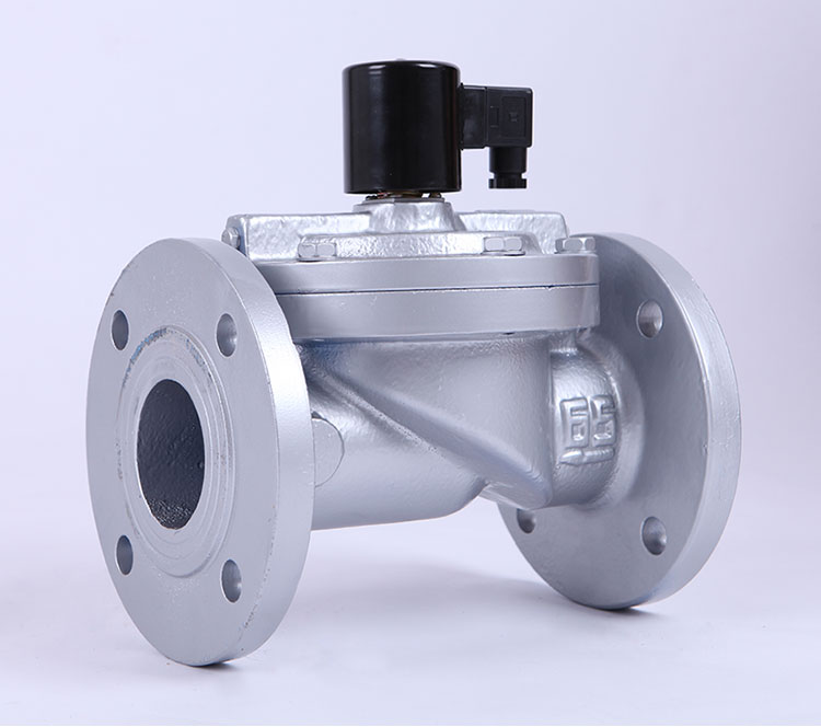 炽虎铸铁电磁阀df-40f 50f 65f先导式法兰电磁阀1.5寸2寸2.