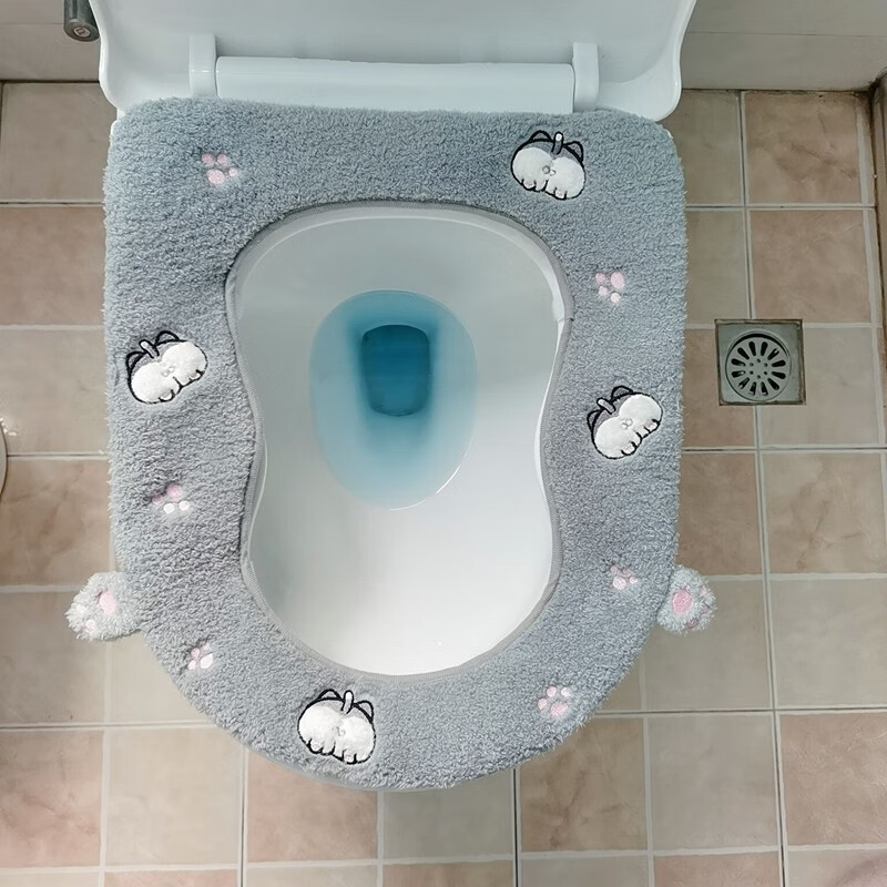 马桶盖套子 冬天 马桶垫葫芦亲子葫芦形异形家用坐便套大号8字型冬天