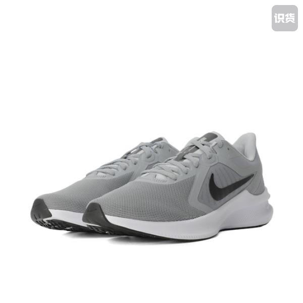 男鞋女鞋登月10代zoom男女休闲鞋跑步鞋气垫鞋 灰白 44【图片 价格