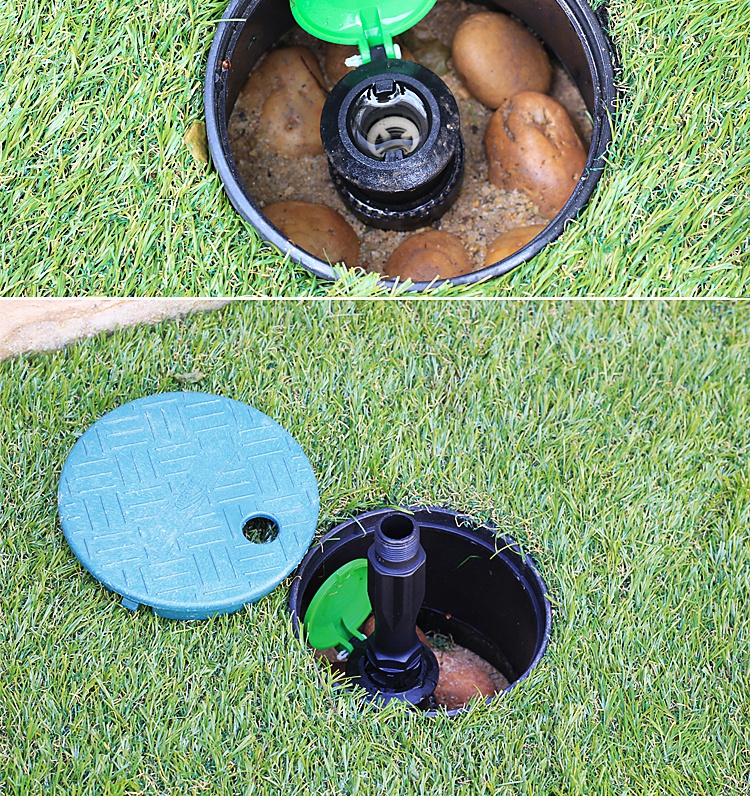 6分1寸快速取水阀小区园林取水器6寸阀门箱vb708阀门井绿化草坪 6寸