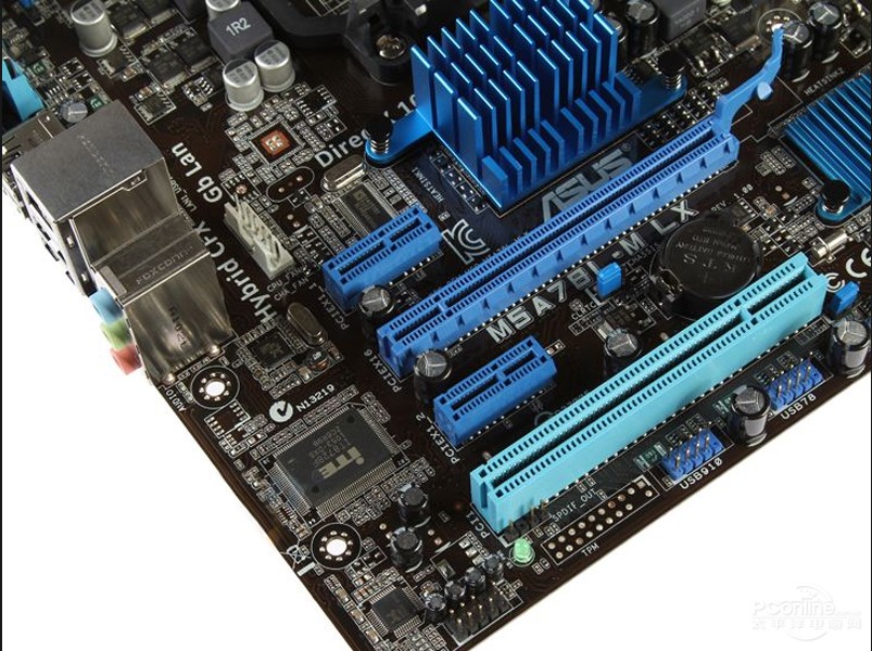 新华硕m5a78lmlxlx3plus主板am3am3ddr3集显fx830天蓝色