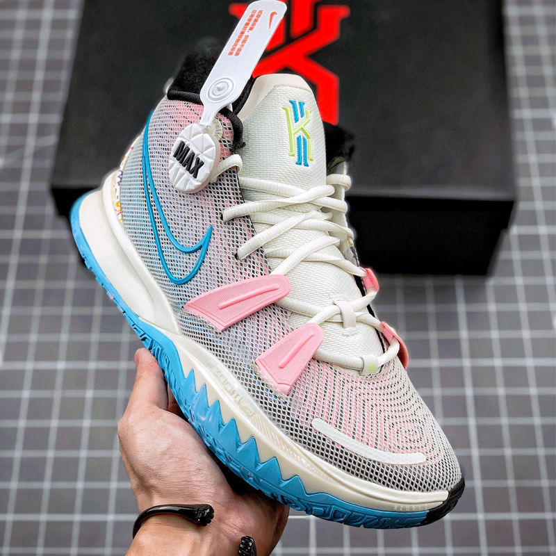 欧文7篮球鞋灭世纯原薰衣草数学公式kyrie7气垫耐磨防滑运动鞋通用 黑