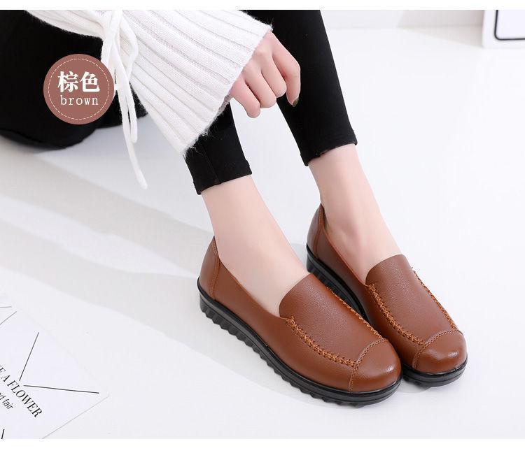 酒店后厨女士防滑鞋久站不累脚服务行业工作鞋女全黑色厨房餐厅防水